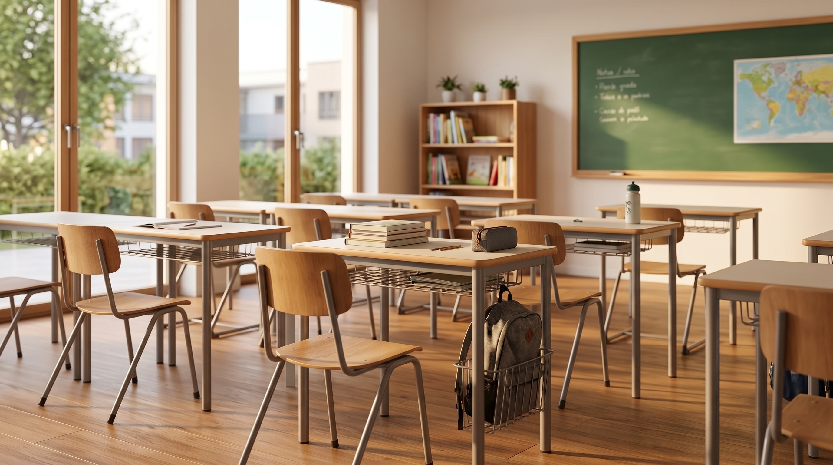 Cómo elegir los pupitres escolares adecuados para cada grupo de edad.