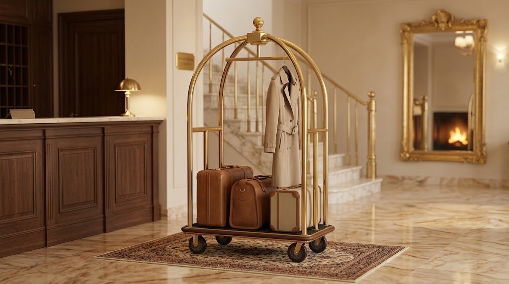 Carritos portaequipajes: comodidad y conveniencia para transportar ropa y maletas.
