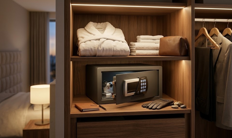 Cajas fuertes electrónicas para hoteles: ventajas sobre los modelos tradicionales