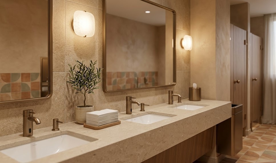 Mobiliario para baños públicos: cómo elegir soluciones duraderas y funcionales