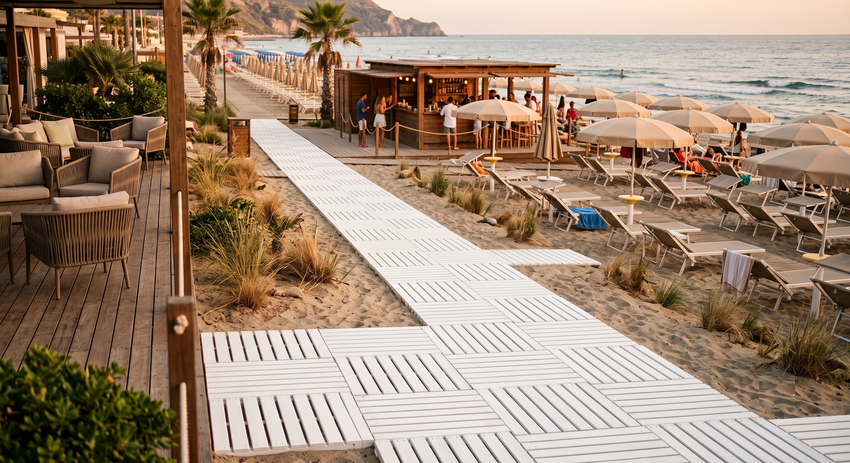 Cómo elegir los mejores senderos de playa para complejos turísticos y acceso para personas con discapacidad.