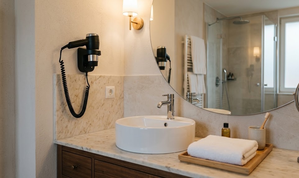 Cómo elegir un secador de pelo profesional para hoteles: una guía completa para alojamientos turísticos.