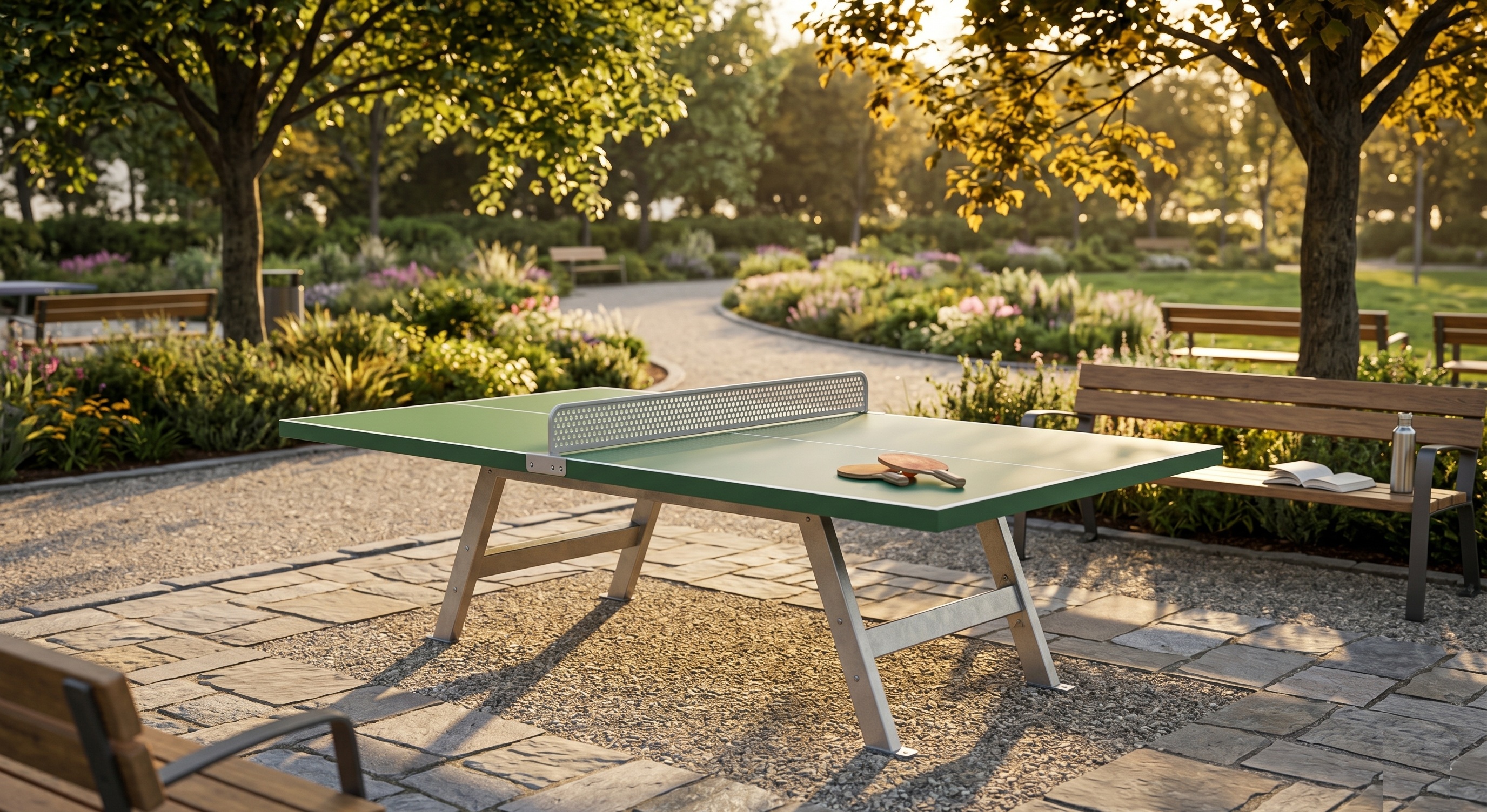 Equipamiento deportivo urbano: ¿por qué debería instalar mesas de ping-pong en espacios públicos?