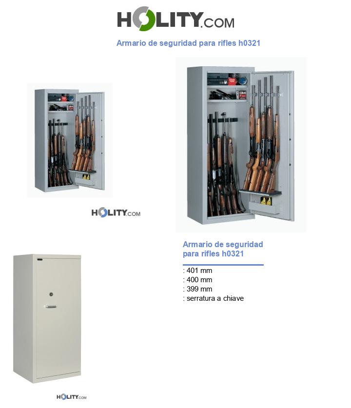 Armario de seguridad para rifles h0321