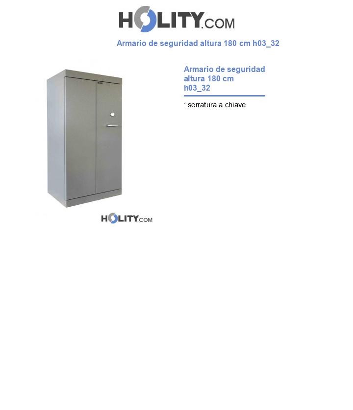 Armario de seguridad altura 180 cm h03_32