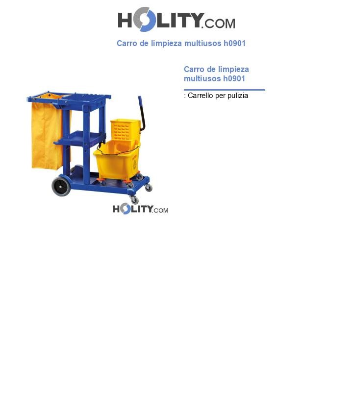 Carro de limpieza multiusos h0901