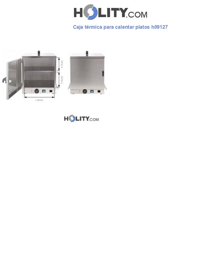 Caja térmica para calentar platos h09127