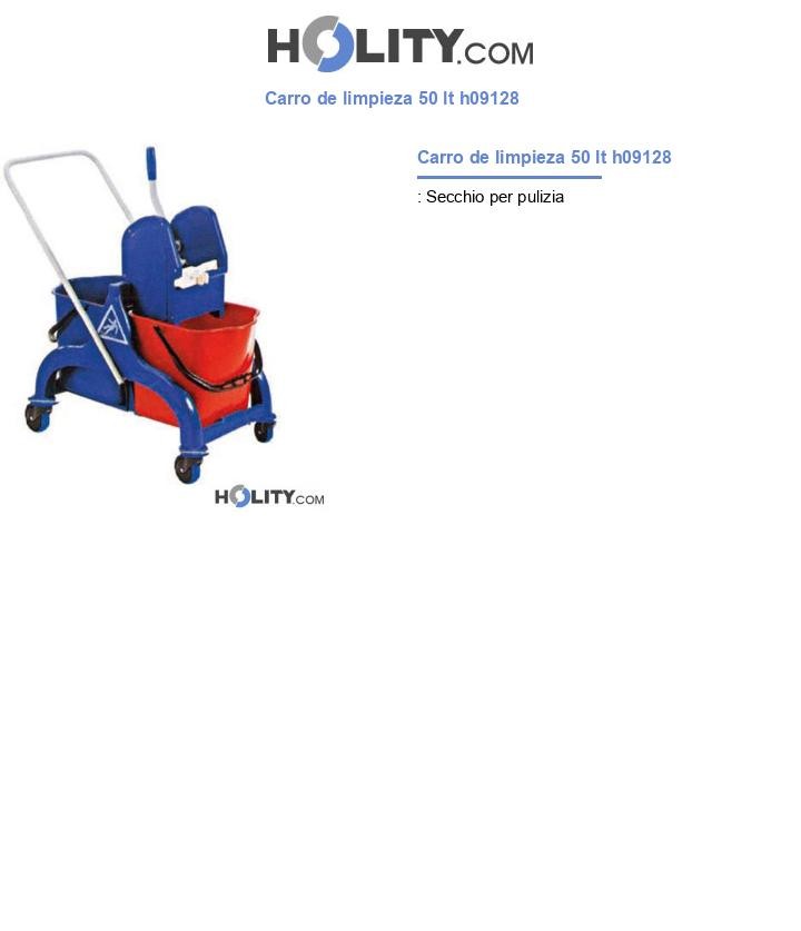 Carro de limpieza 50 lt h09128