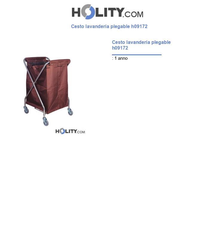 Cesto lavandería plegable h09172