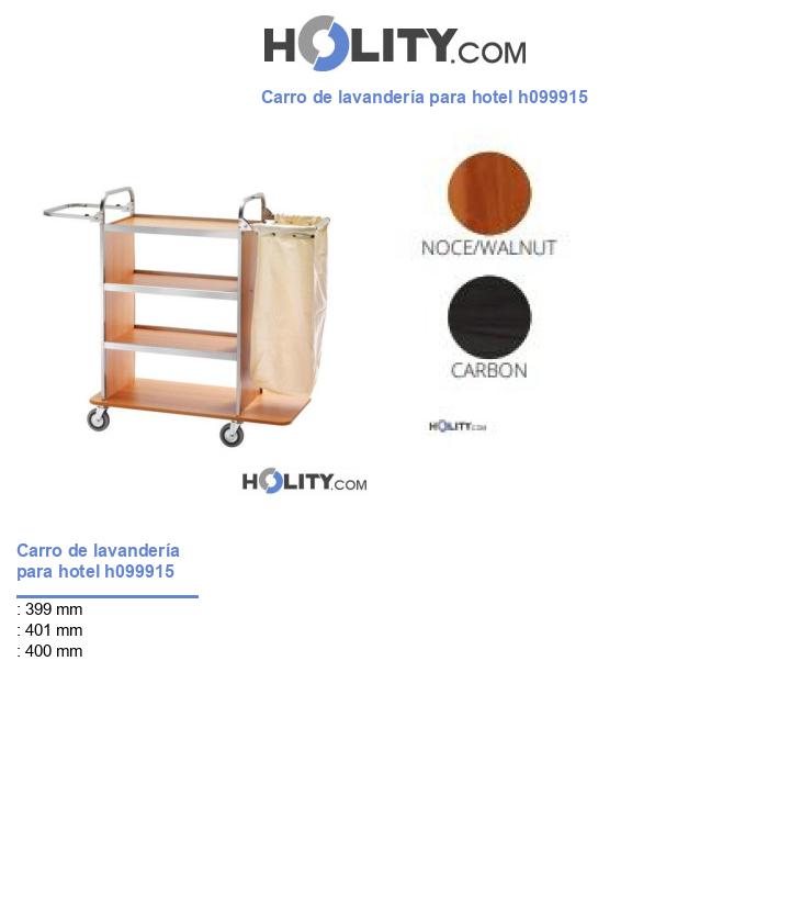 Carro de lavandería para hotel h099915