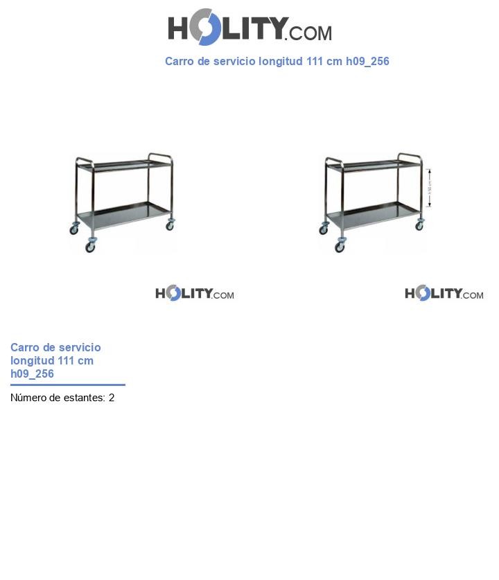 Carro de servicio longitud 111 cm h09_256