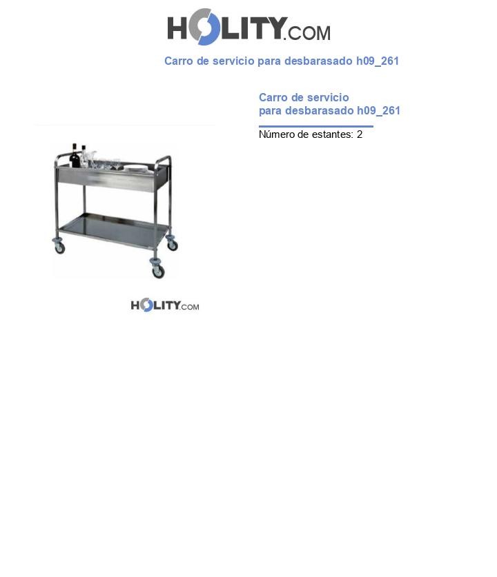 Carro de servicio para desbarasado h09_261