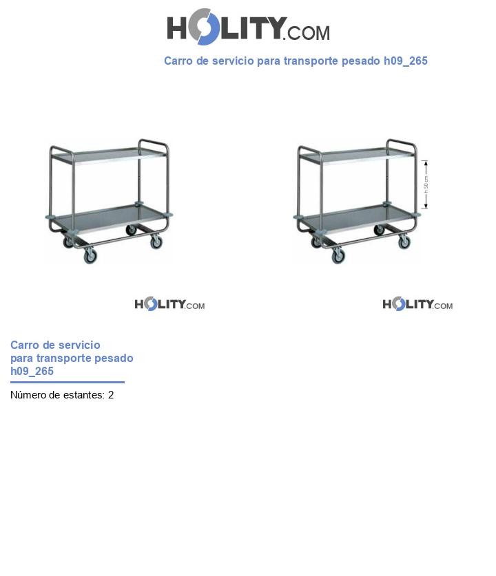 Carro de servicio para transporte pesado h09_265