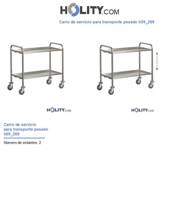 Carro de servicio para transporte pesado h09_269