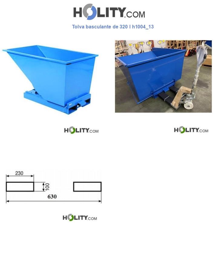 Tolva basculante de 320 l h1004_13