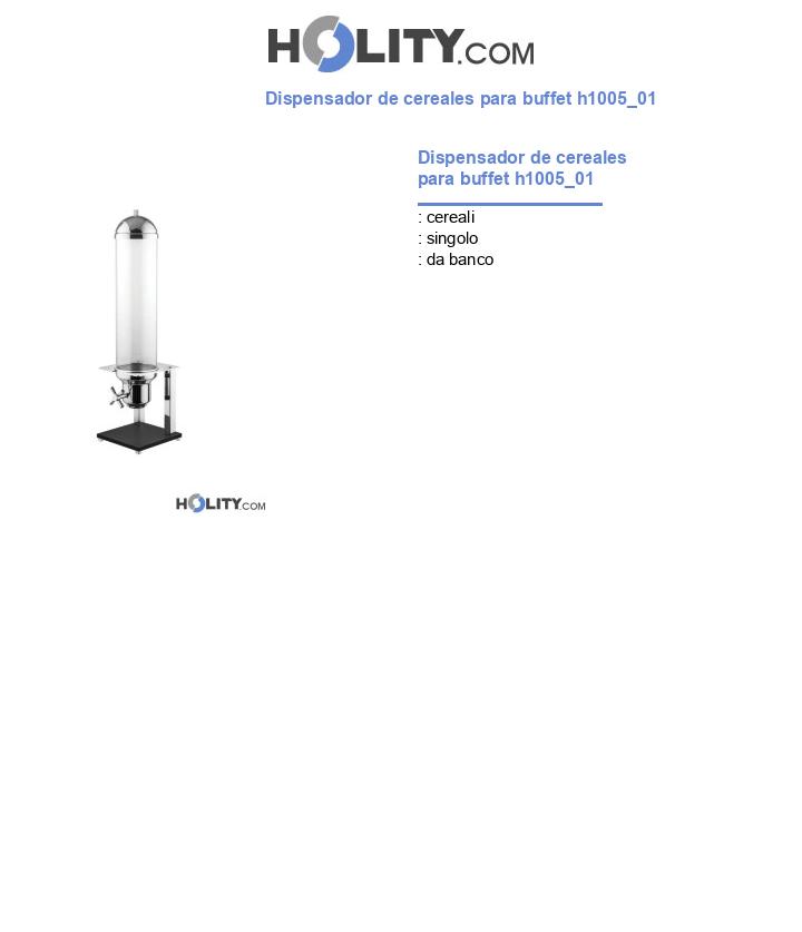 Dispensador de cereales para buffet h1005_01