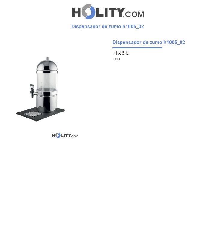 Dispensador de zumo h1005_02