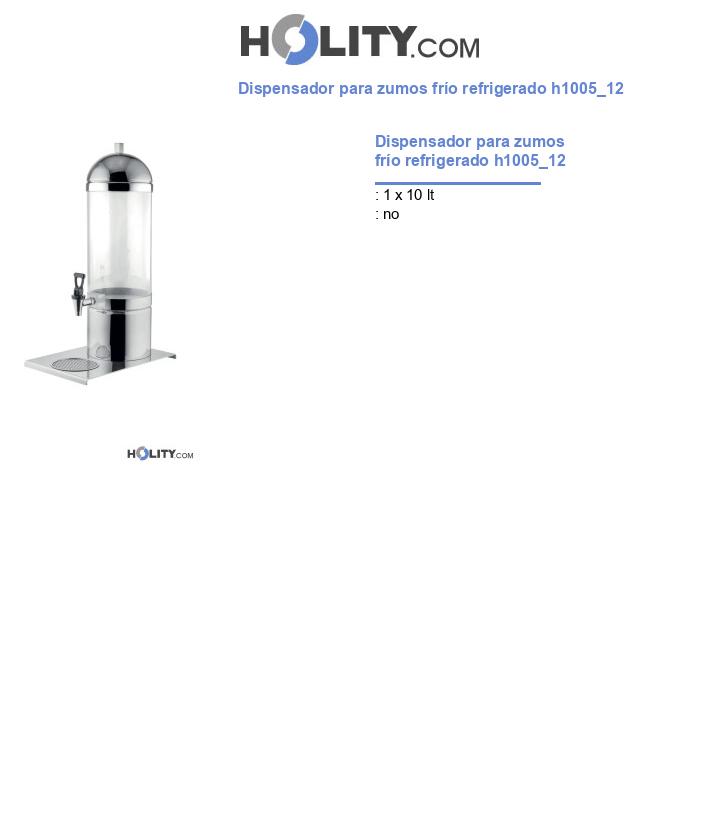 Dispensador para zumos frío refrigerado h1005_12