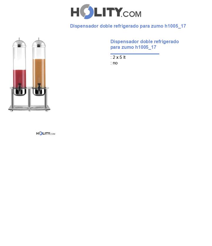 Dispensador doble refrigerado para zumo h1005_17
