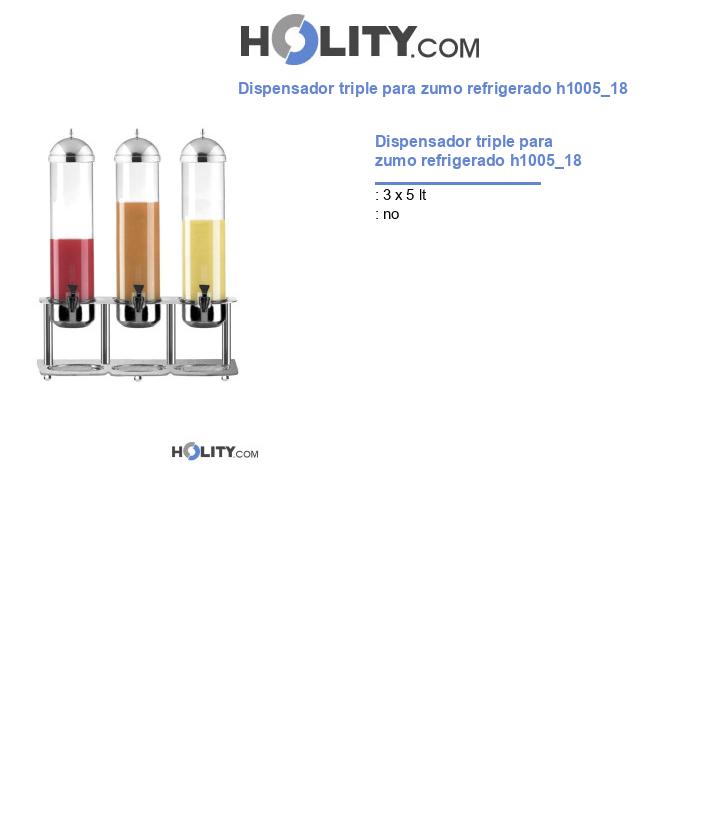 Dispensador triple para zumo refrigerado h1005_18