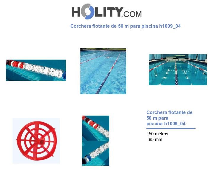 Corchera flotante de 50 m para piscina h1009_04