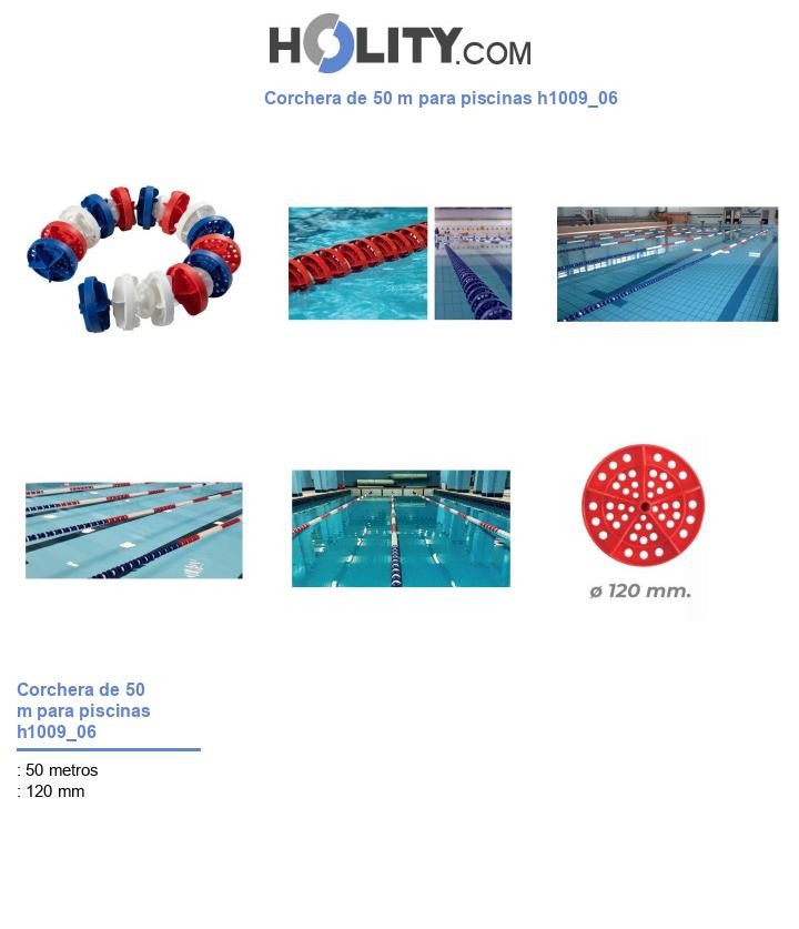 Corchera de 50 m para piscinas h1009_06