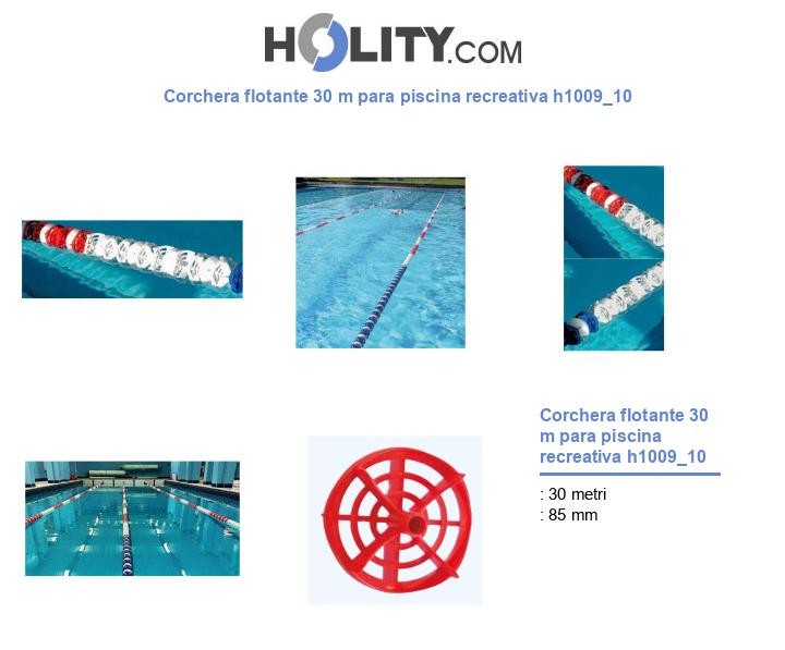 Corchera flotante 30 m para piscina recreativa h1009_10