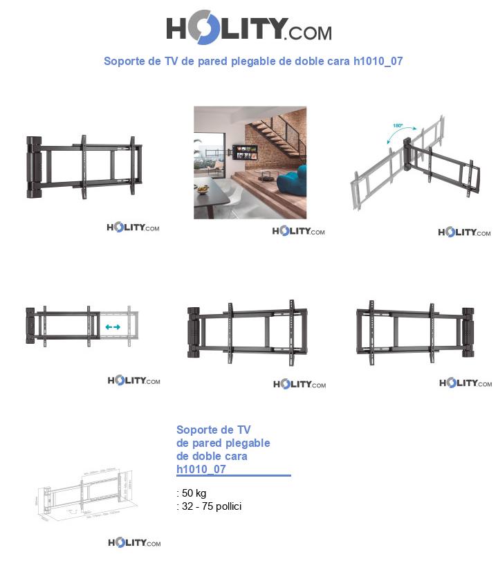 Soporte de TV de pared plegable de doble cara h1010_07