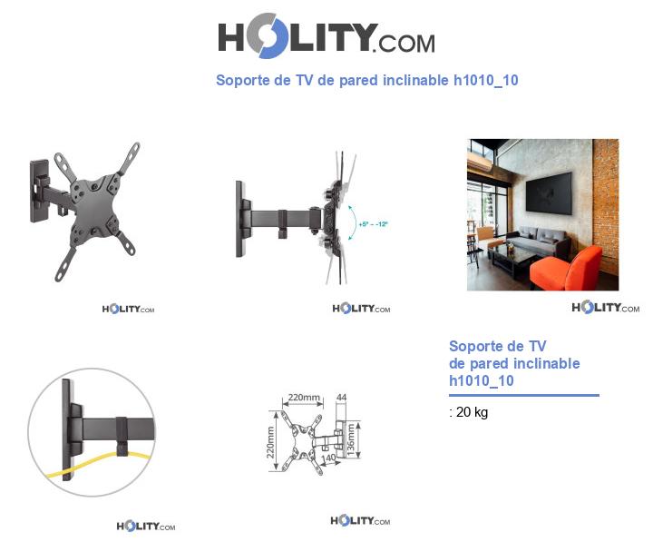 Soporte de TV de pared inclinable h1010_10