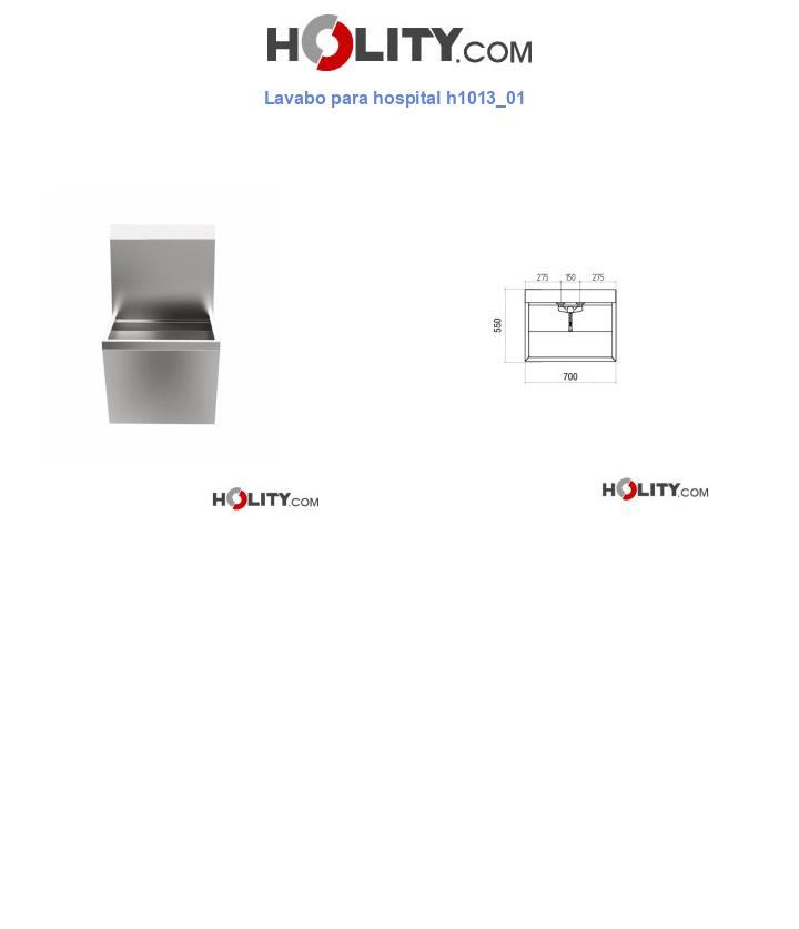 Lavabo para hospital h1013_01