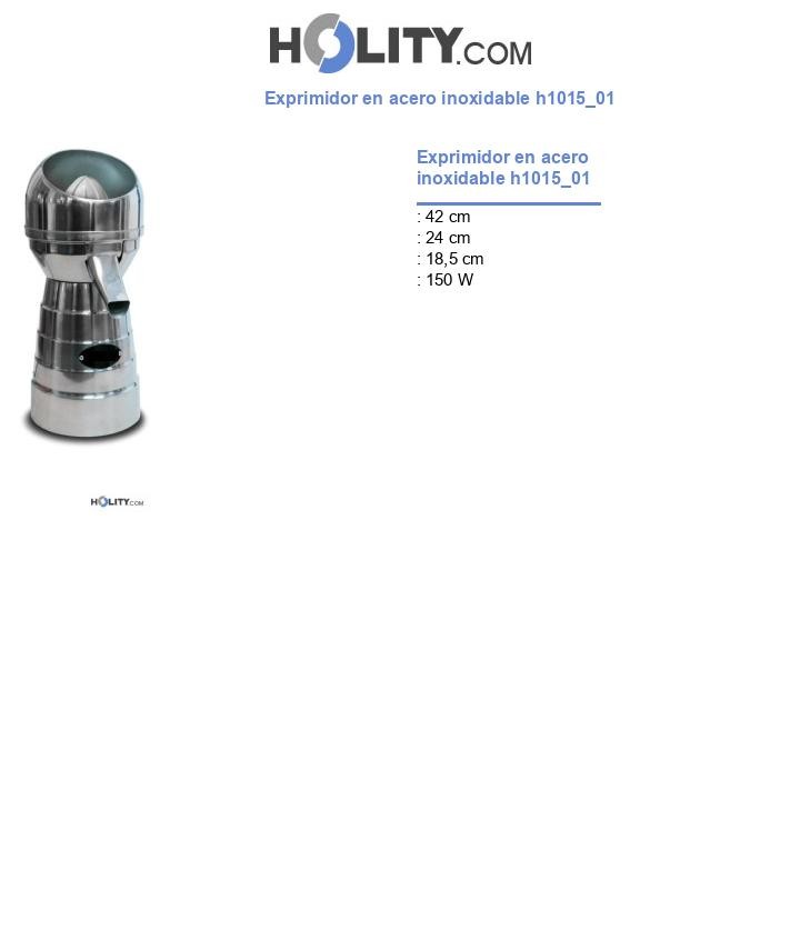 Exprimidor en acero inoxidable h1015_01