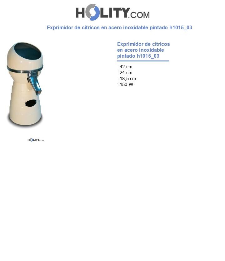 Exprimidor de cítricos en acero inoxidable pintado h1015_03