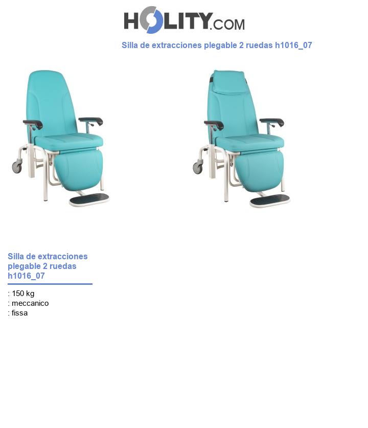 Silla de extracciones plegable 2 ruedas h1016_07