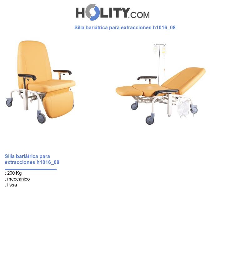 Silla bariátrica para extracciones h1016_08