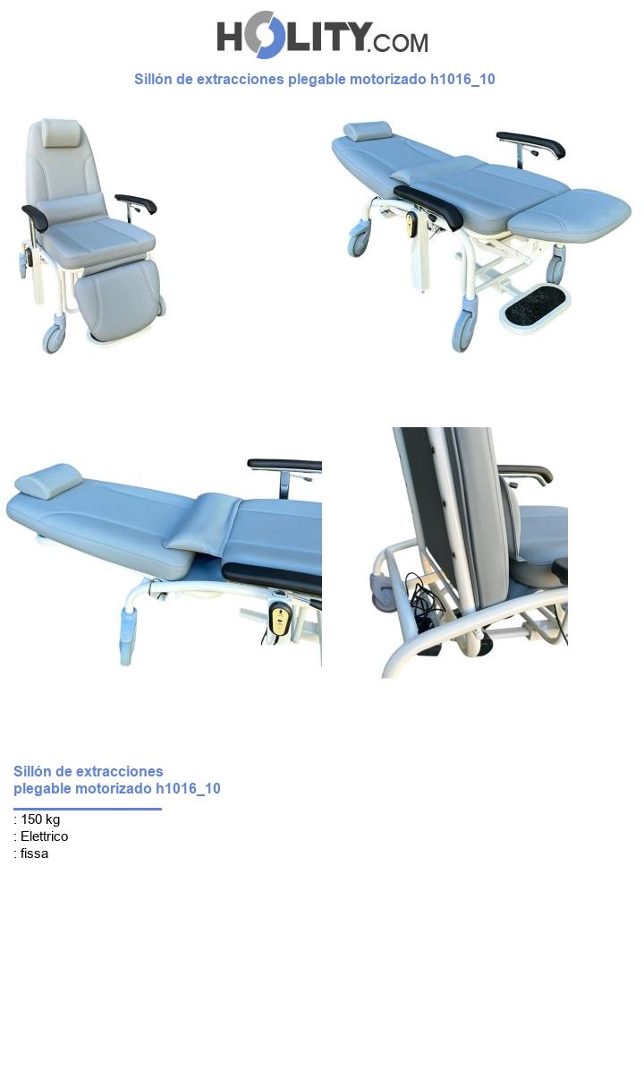 Sillón de extracciones plegable motorizado h1016_10