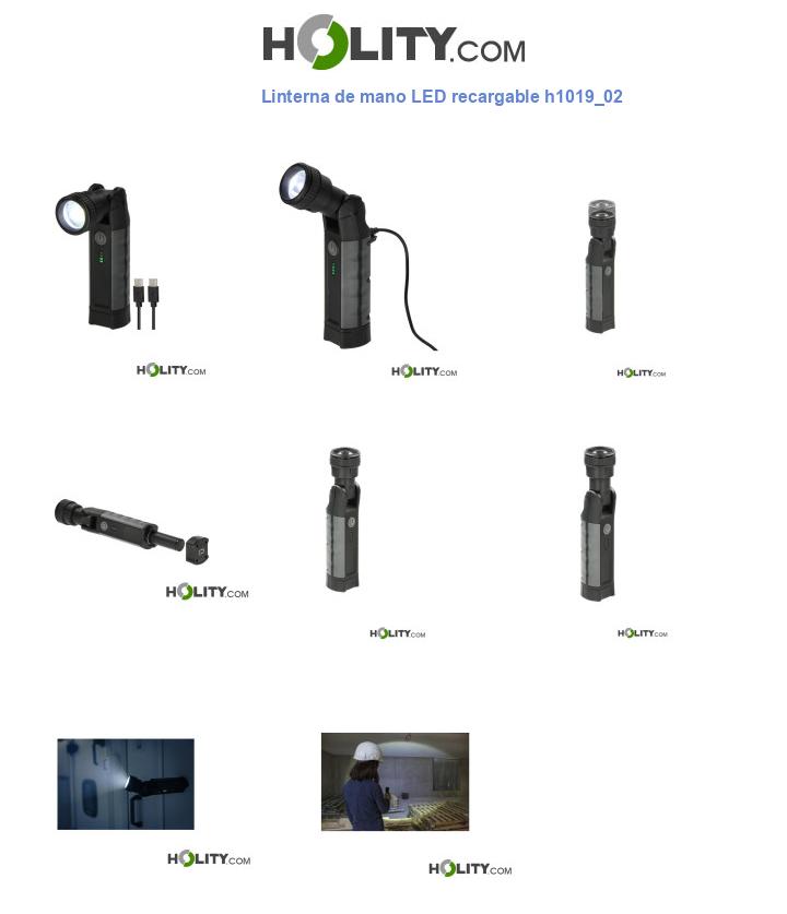 Linterna de mano LED recargable h1019_02