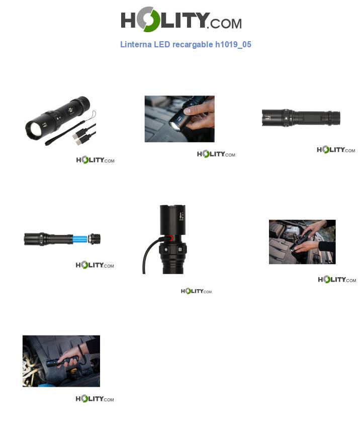 Linterna LED recargable h1019_05