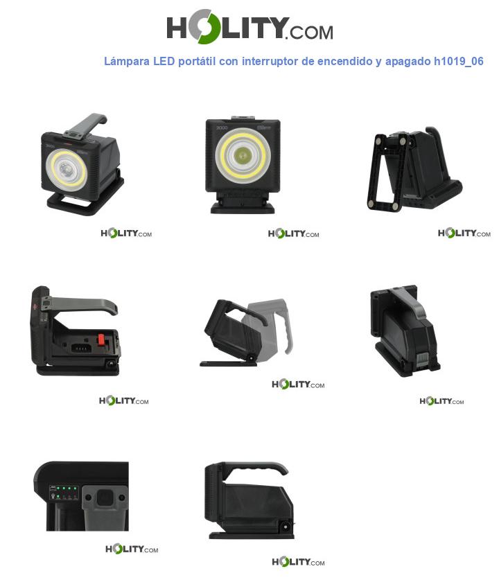 Lámpara LED portátil con interruptor de encendido y apagado h1019_06