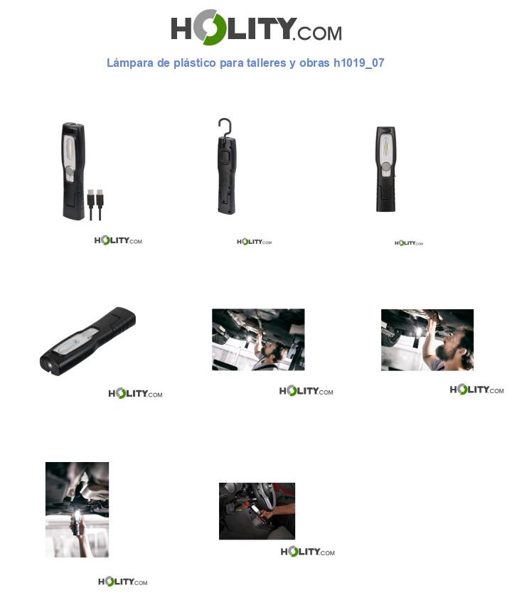 Lámpara de plástico para talleres y obras h1019_07