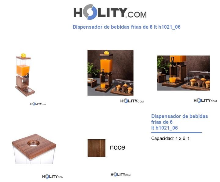 Dispensador de bebidas frías de 6 lt h1021_06