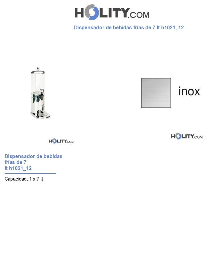 Dispensador de bebidas frías de 7 lt h1021_12