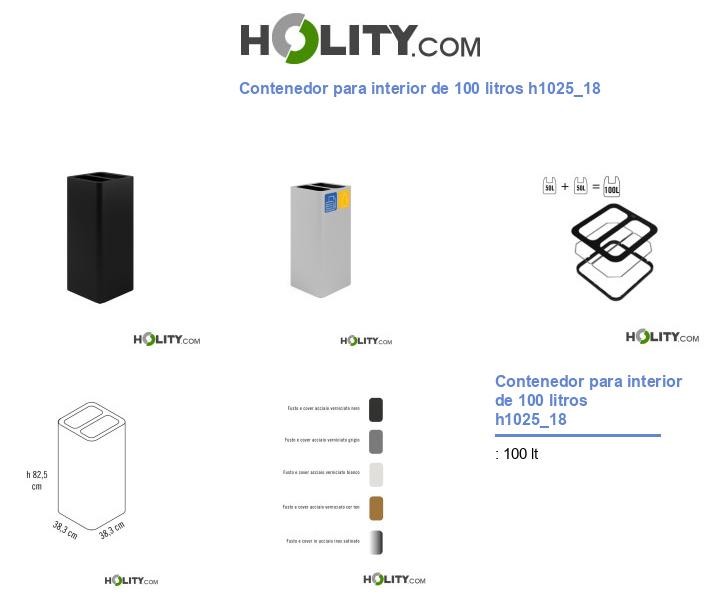 Contenedor para interior de 100 litros h1025_18