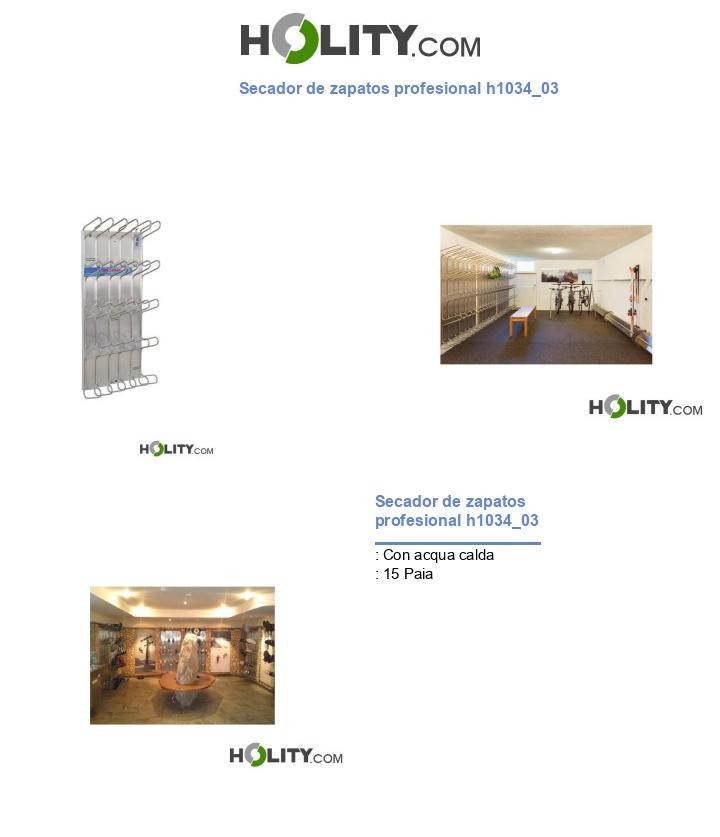 Secador de zapatos profesional h1034_03