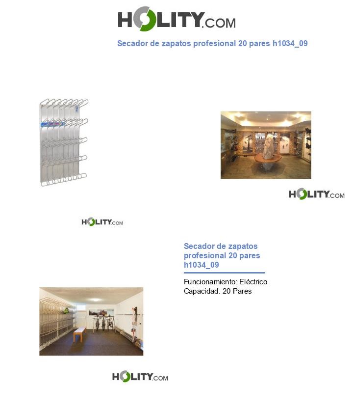 Secador de zapatos profesional 20 pares h1034_09