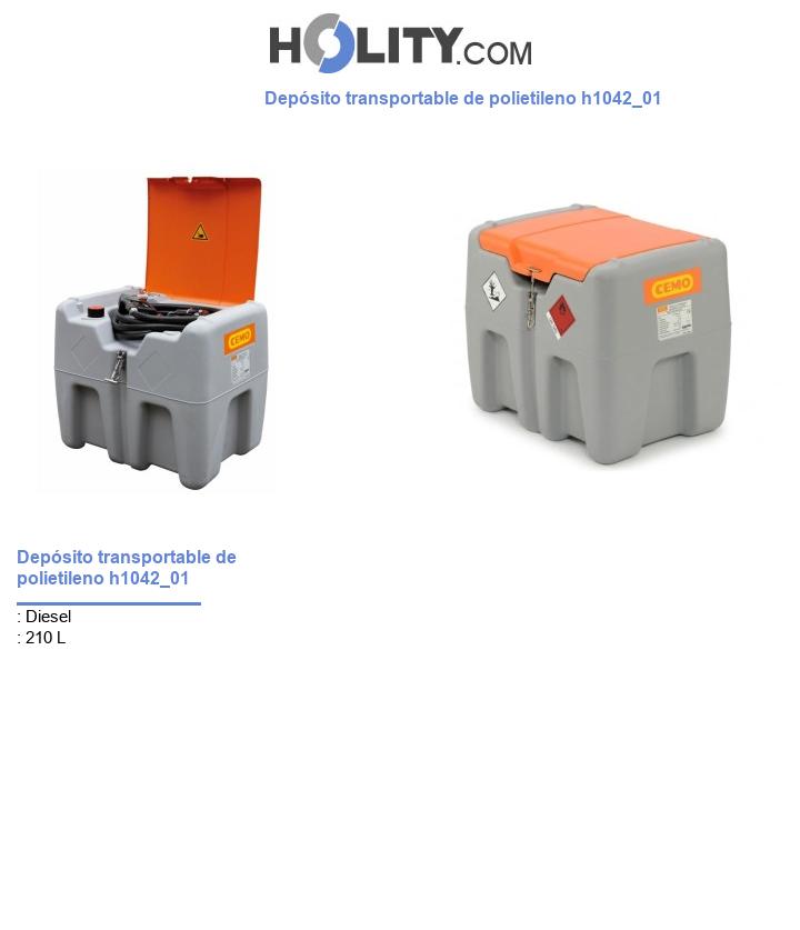 Depósito transportable de polietileno h1042_01