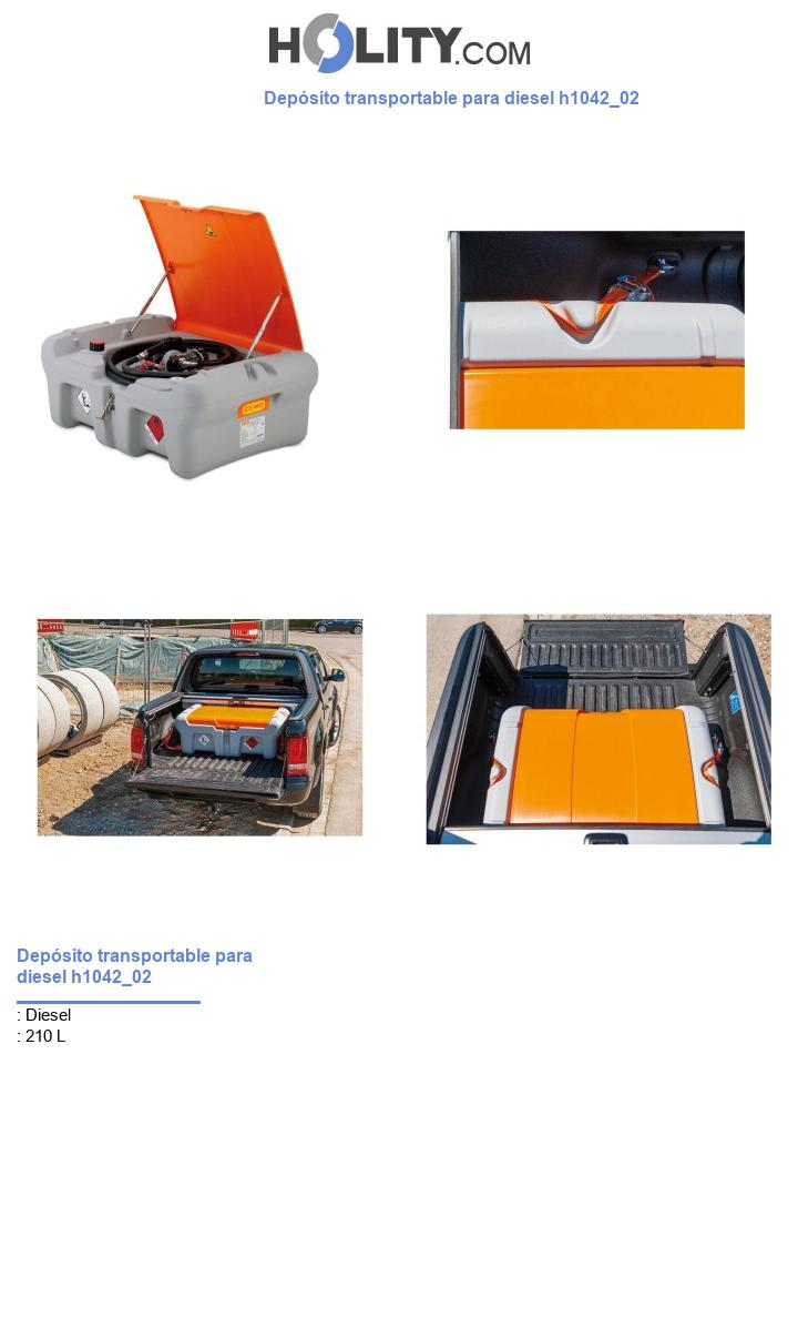 Depósito transportable para diesel h1042_02