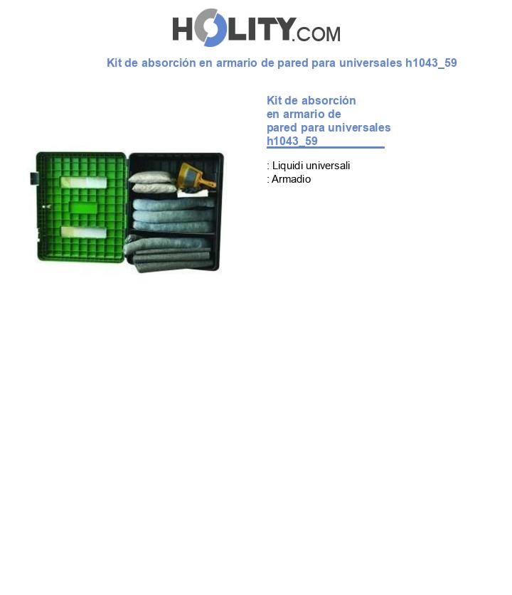 Kit de absorción en armario de pared para universales h1043_59