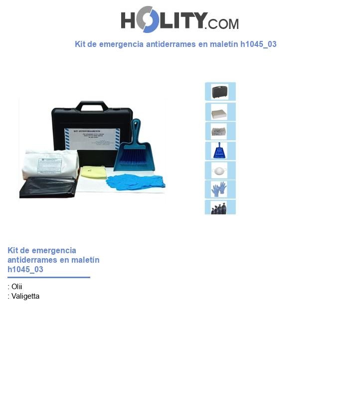Kit de emergencia antiderrames en maletín h1045_03