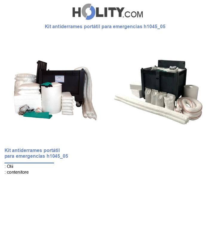 Kit antiderrames portátil para emergencias h1045_05