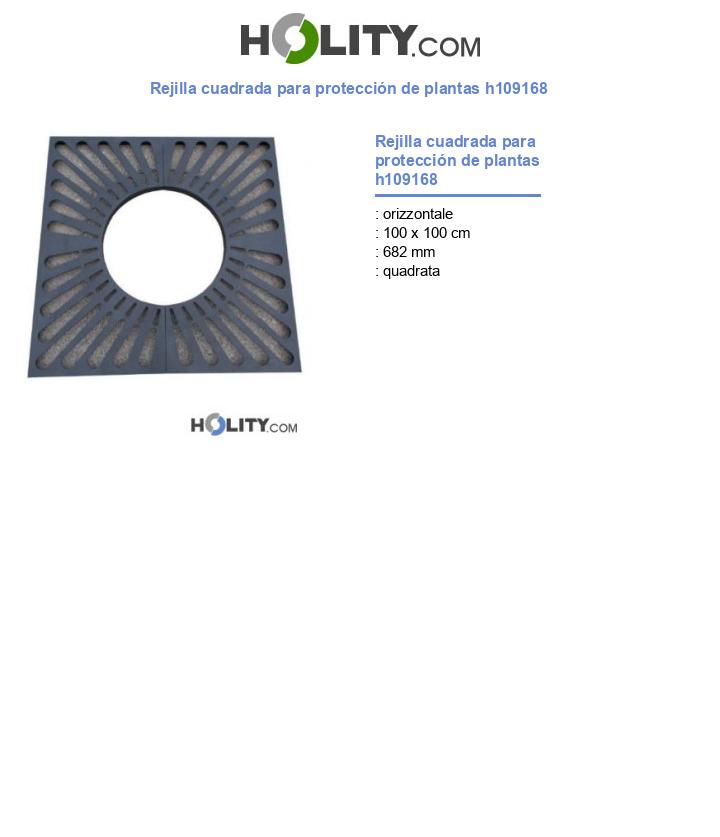Rejilla cuadrada para protección de plantas h109168